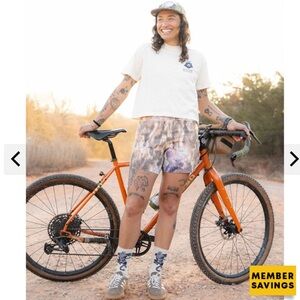 Fungi Tie-Dye Women's Bike Shorts